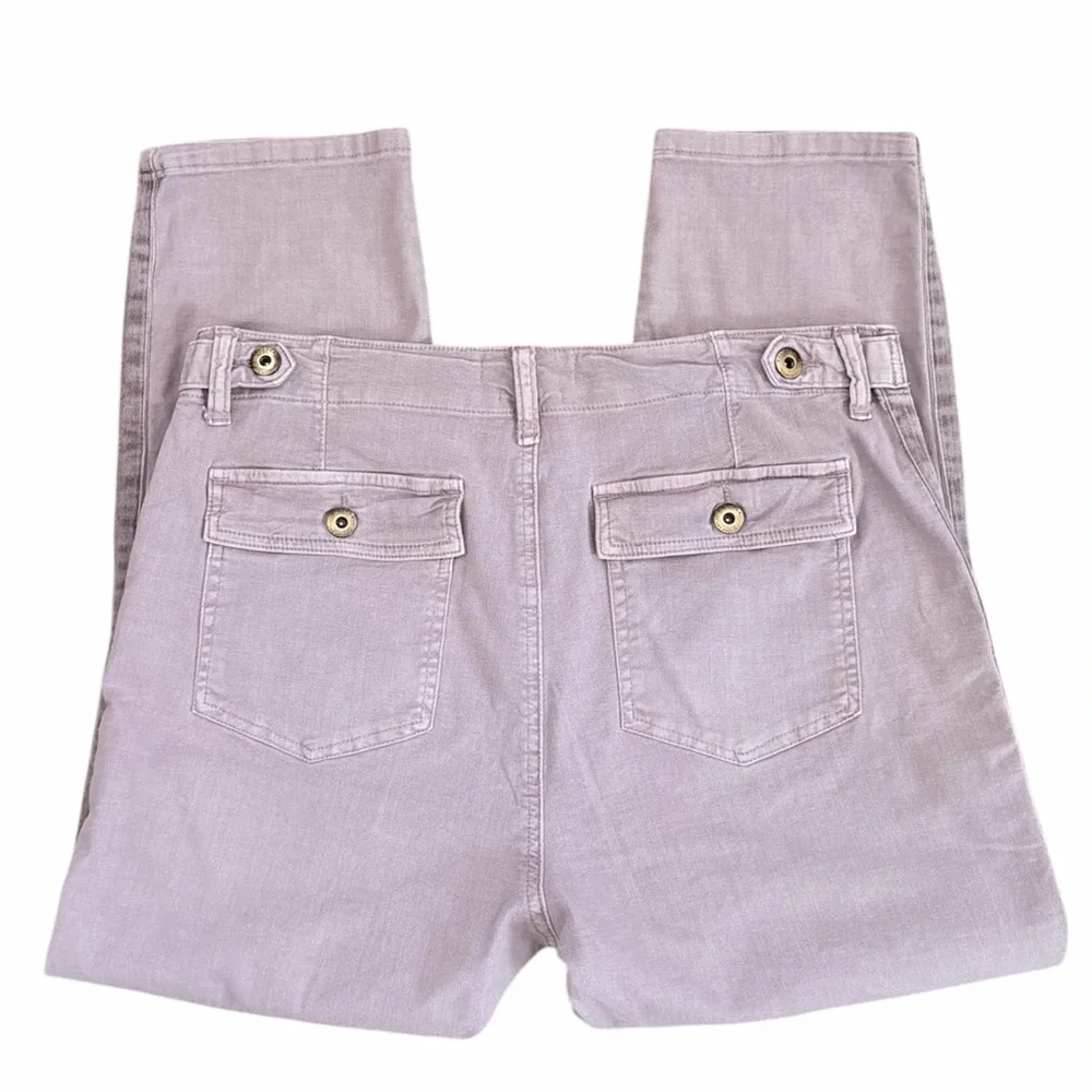 Pistola Mara High Waist Straight‎ Leg Capri Pants in Woodrose Size 31
